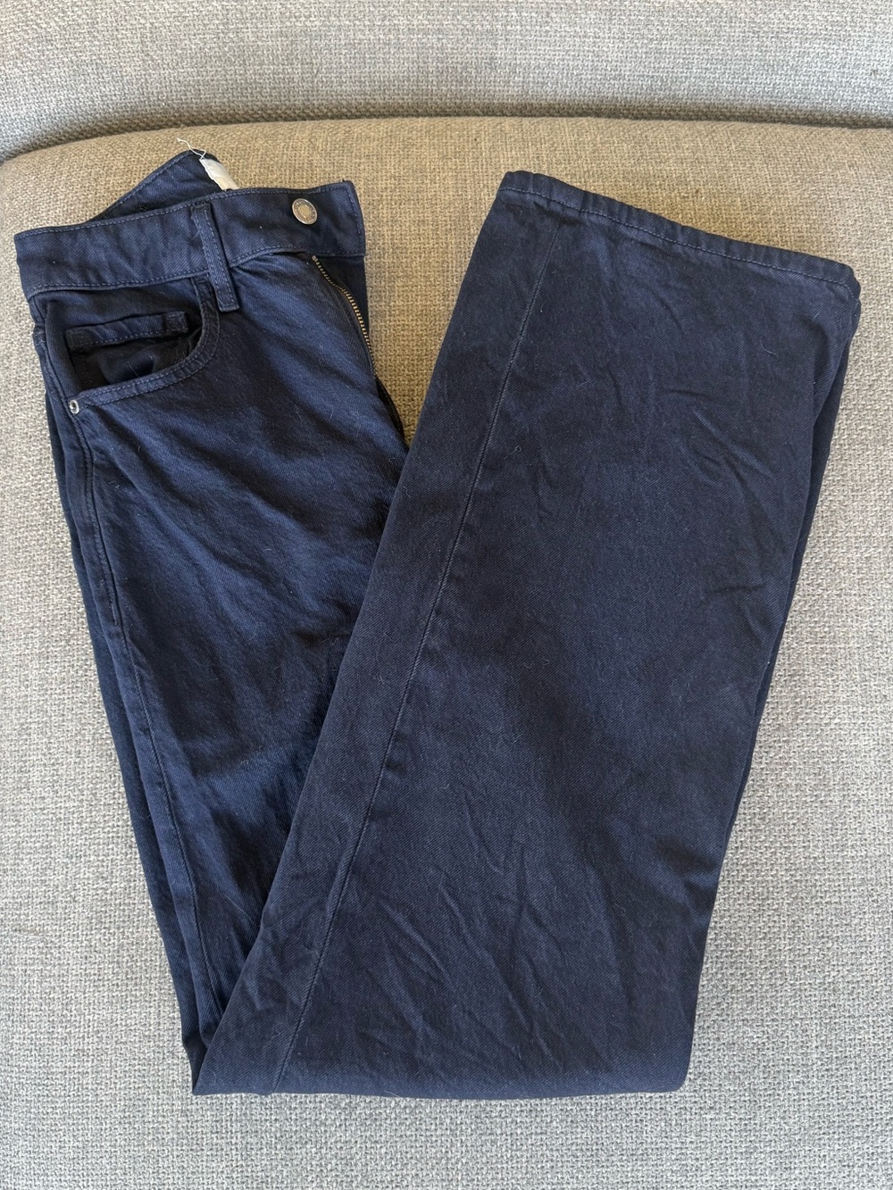 Dynamite Heidi High Rise Wide Leg Jeans Dark Indigo - Sz 26
